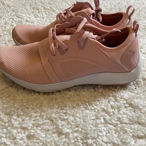 Pink tennis shoes